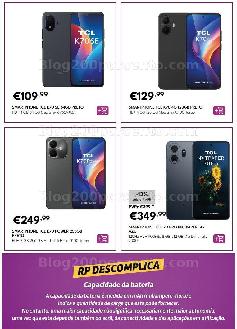 Antevisão Folheto RADIO POPULAR Especial Tablets e Smartphones Promoções de 1 a 30 setembro